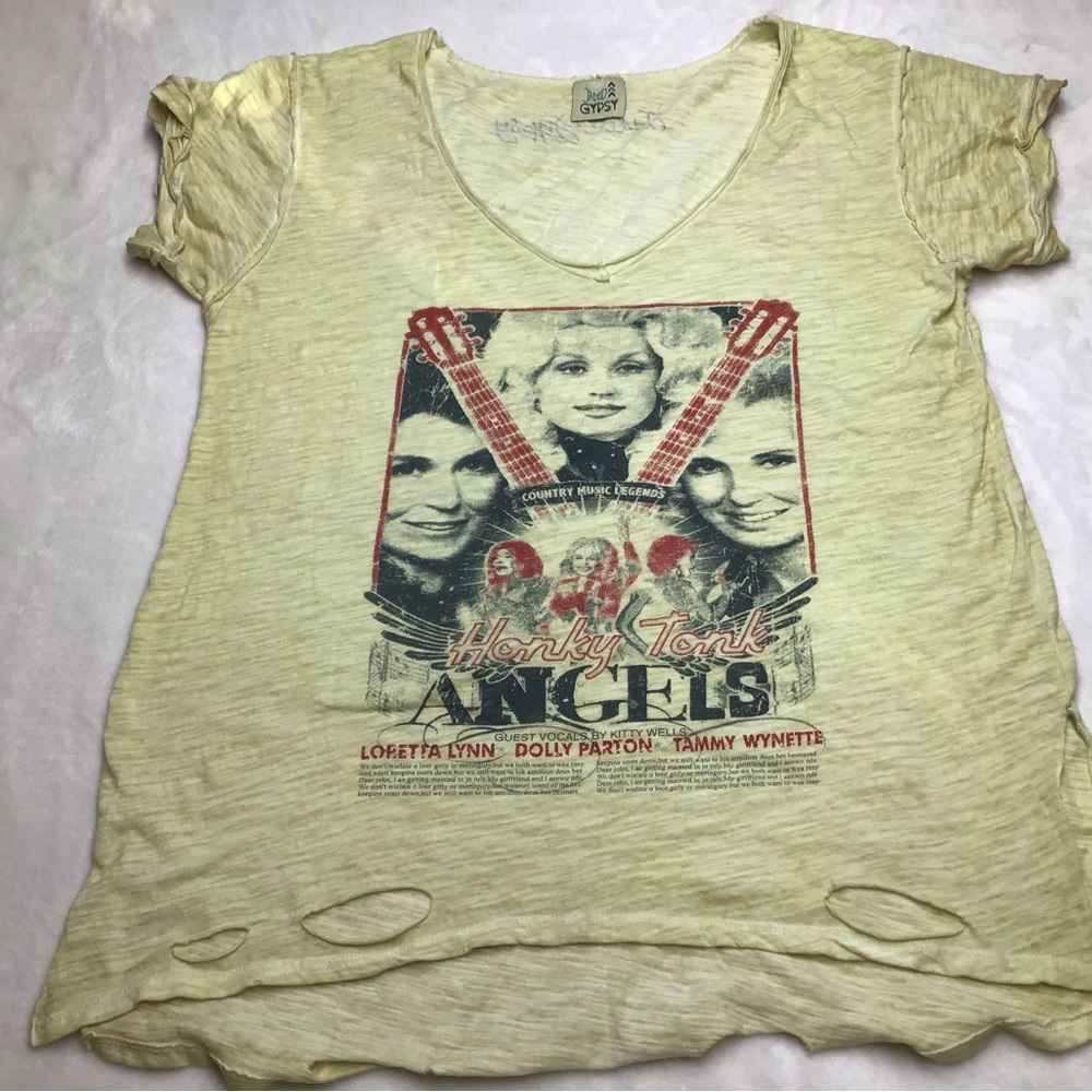 Chaser Women's Yellow Graphic Tee